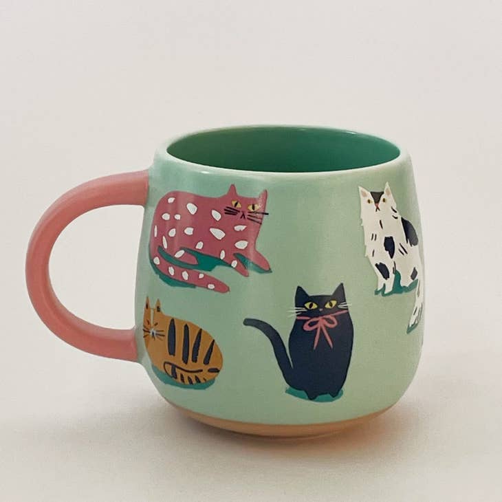 Cats Ceramic Mug by Wild Lark