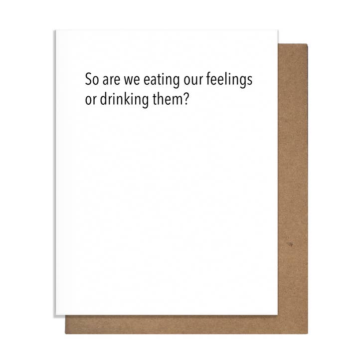 Eating Feelings - Friendship Card by Wild Lark