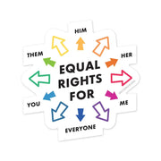 Equality Arrows Sticker by Wild Lark