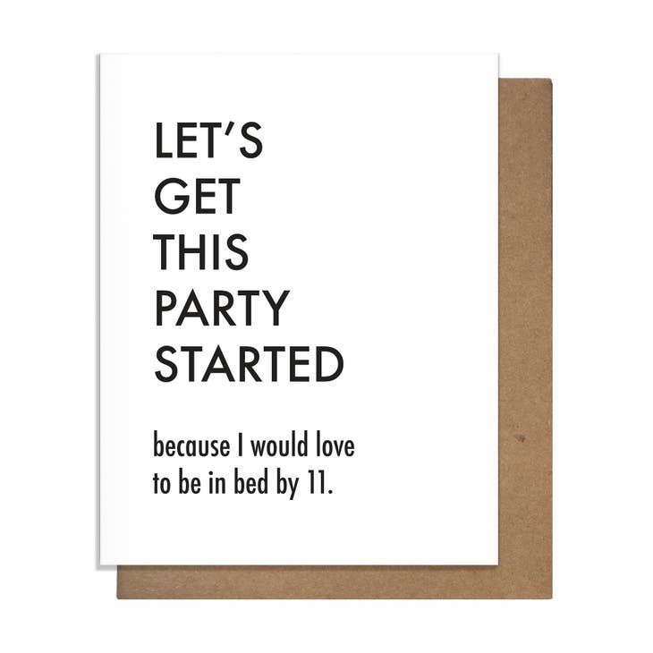 Party Started - Birthday Card by Wild Lark