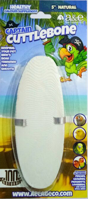 A & E Natural Cuttlebone 5" W/ Holder by Pet Food Warehouse