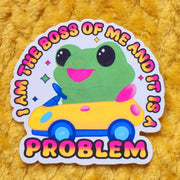 I'm The Boss Of Me Sticker by Wild Lark