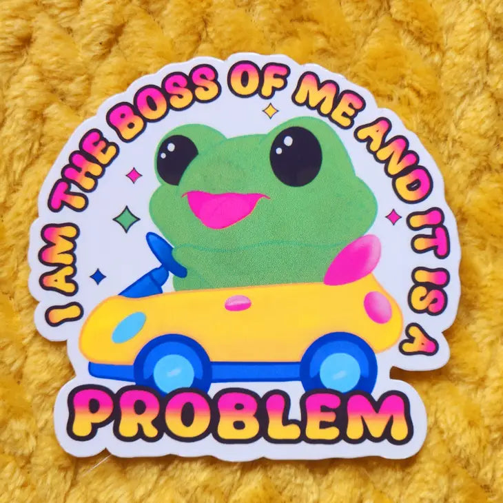 I'm The Boss Of Me Sticker by Wild Lark