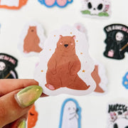 Happy Little Bear Sticker by Wild Lark