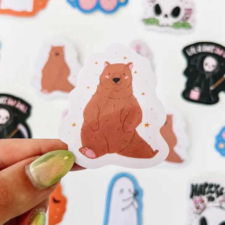 Happy Little Bear Sticker by Wild Lark
