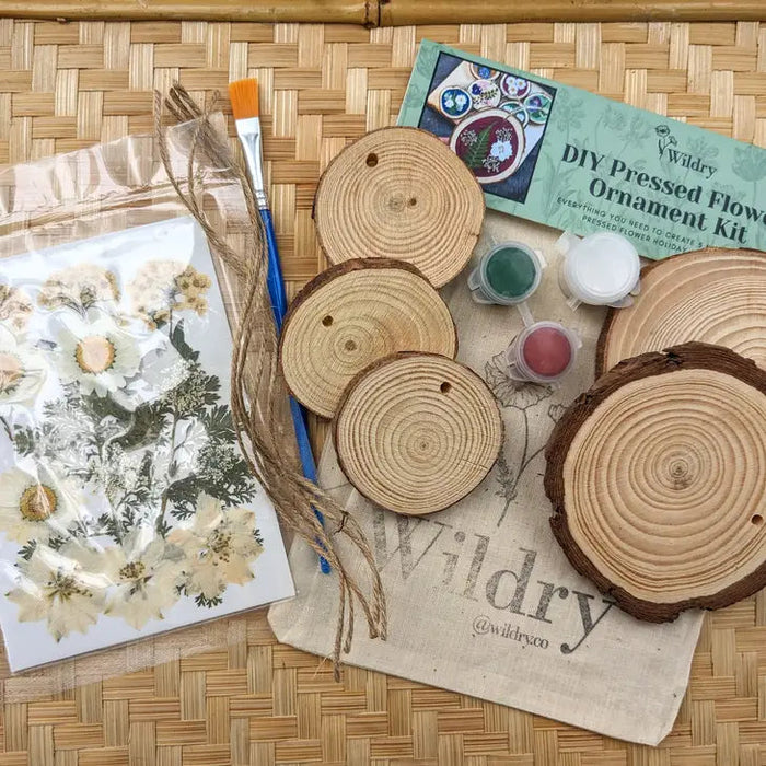 DIY Pressed Flower Ornament Kits