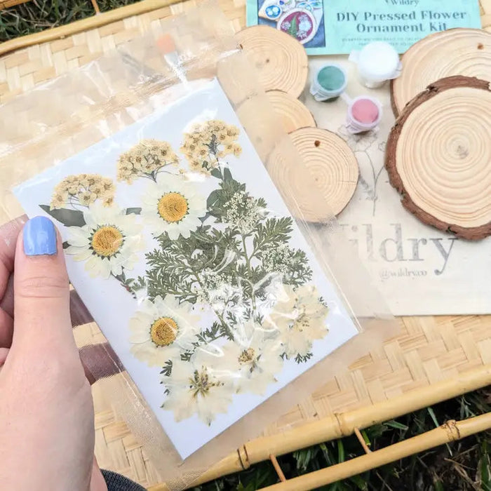 DIY Pressed Flower Ornament Kits