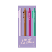 Jotter Sets 4 Pack, Per My Last Email by Wild Lark