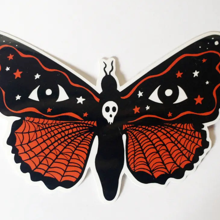 Autumn Moth Vinyl Sticker by Wild Lark