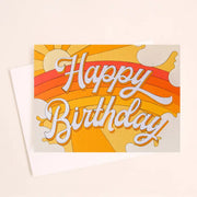 Happy Birthday Yellow Card by Wild Lark