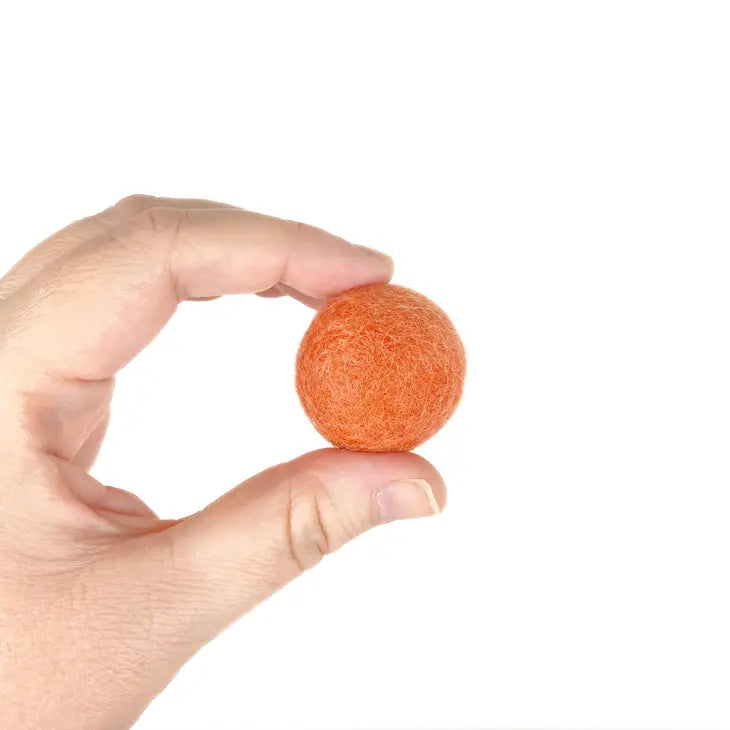 Catnip Oil-Infused Felt Balls | Large, Set of 5 by Wild Lark