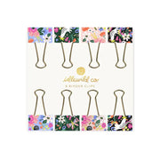 Floral Binder Clips by Wild Lark