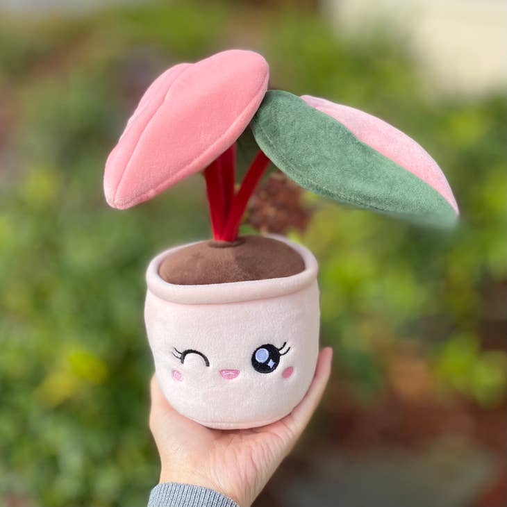 Pink Princess Philodendron Plushie by Wild Lark