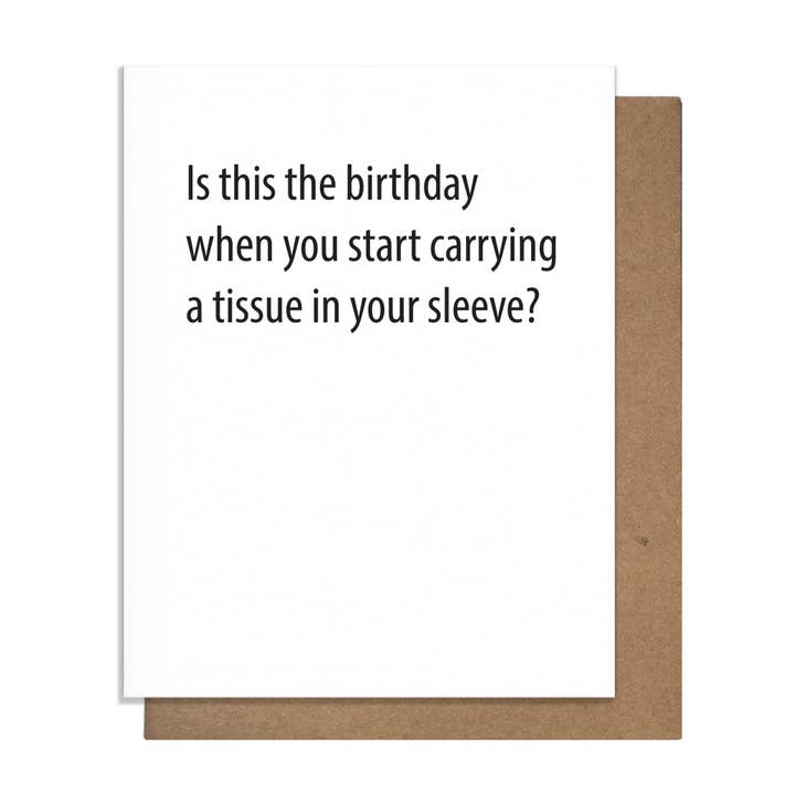 Tissue - Birthday Card by Wild Lark