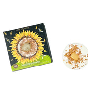 Sunflower Power Honey Bath Bomb with Amber by Wild Lark