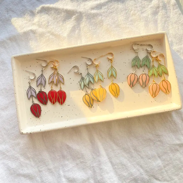 Tulip Earrings by Wild Lark