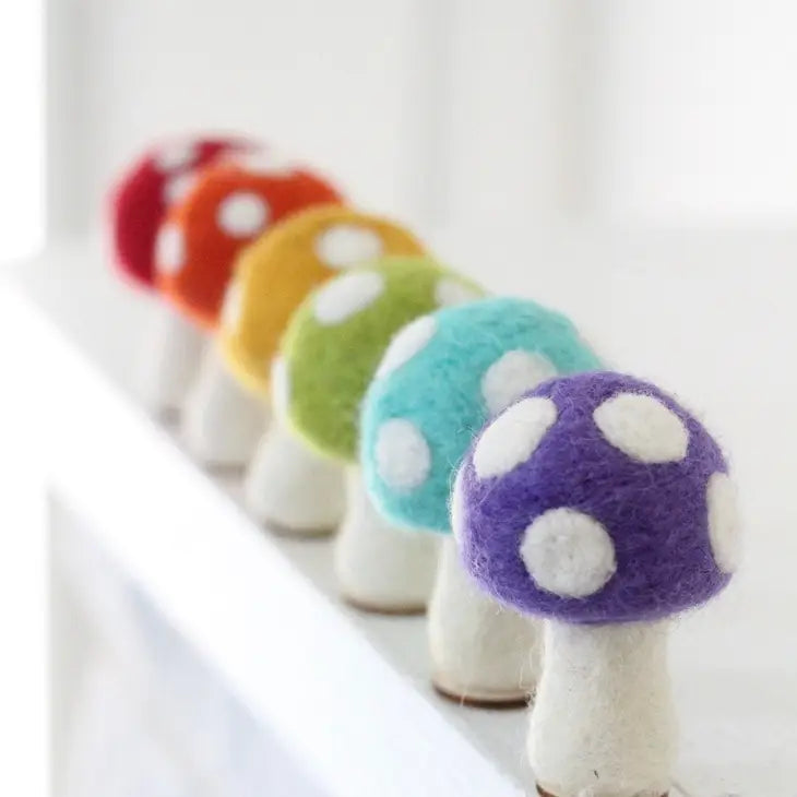 Rainbow Mushrooms by Wild Lark