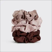 Satin Sleep Scrunchies 5pc- Cameo by Wild Lark