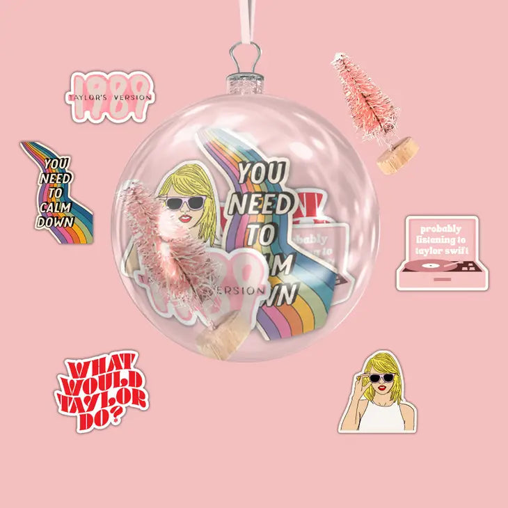 Taylor Sticker Gift Ornament (Taylor Swift) by Wild Lark