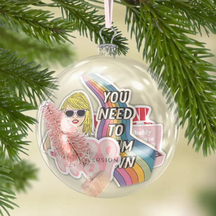 Taylor Sticker Gift Ornament (Taylor Swift) by Wild Lark