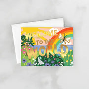 Welcome to the World card by Wild Lark