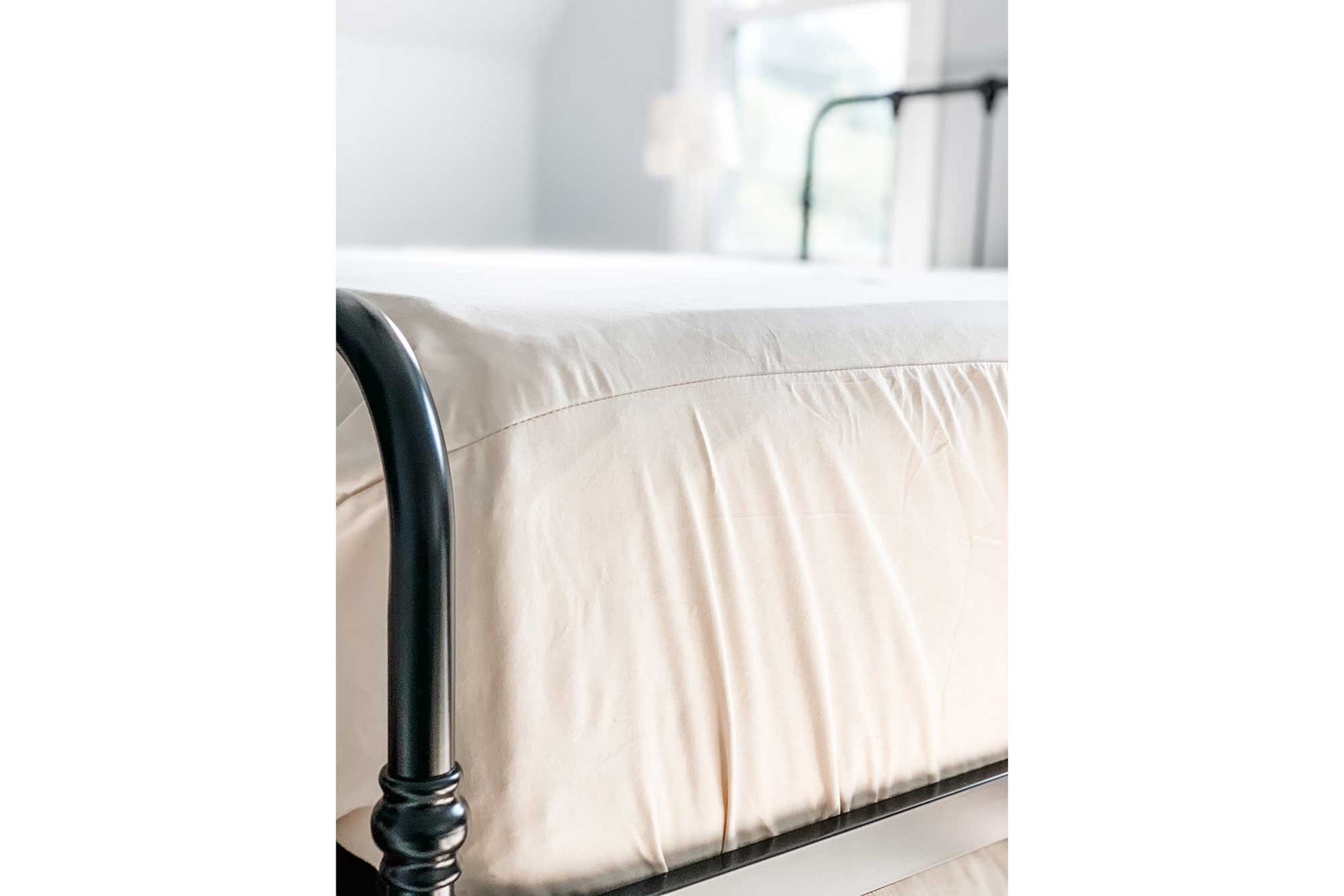 Sleep & Beyond Waterproof Mattress Protector - Organic Cotton by Natural Mattress Company