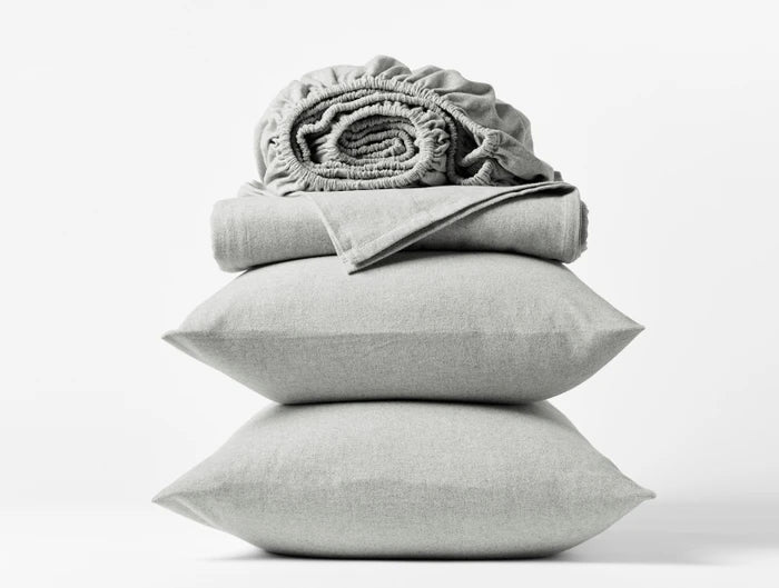 Coyuchi Cloud Brushed Organic Flannel Bedding Set - King, Queen by Natural Mattress Company