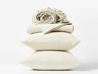 Coyuchi Cloud Brushed Organic Flannel Bedding Set - King, Queen by Natural Mattress Company