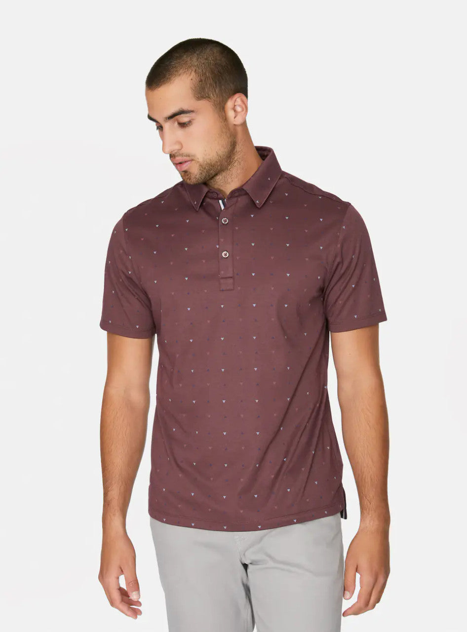 7Diamond Men's Spence Polo by Alpine Shop