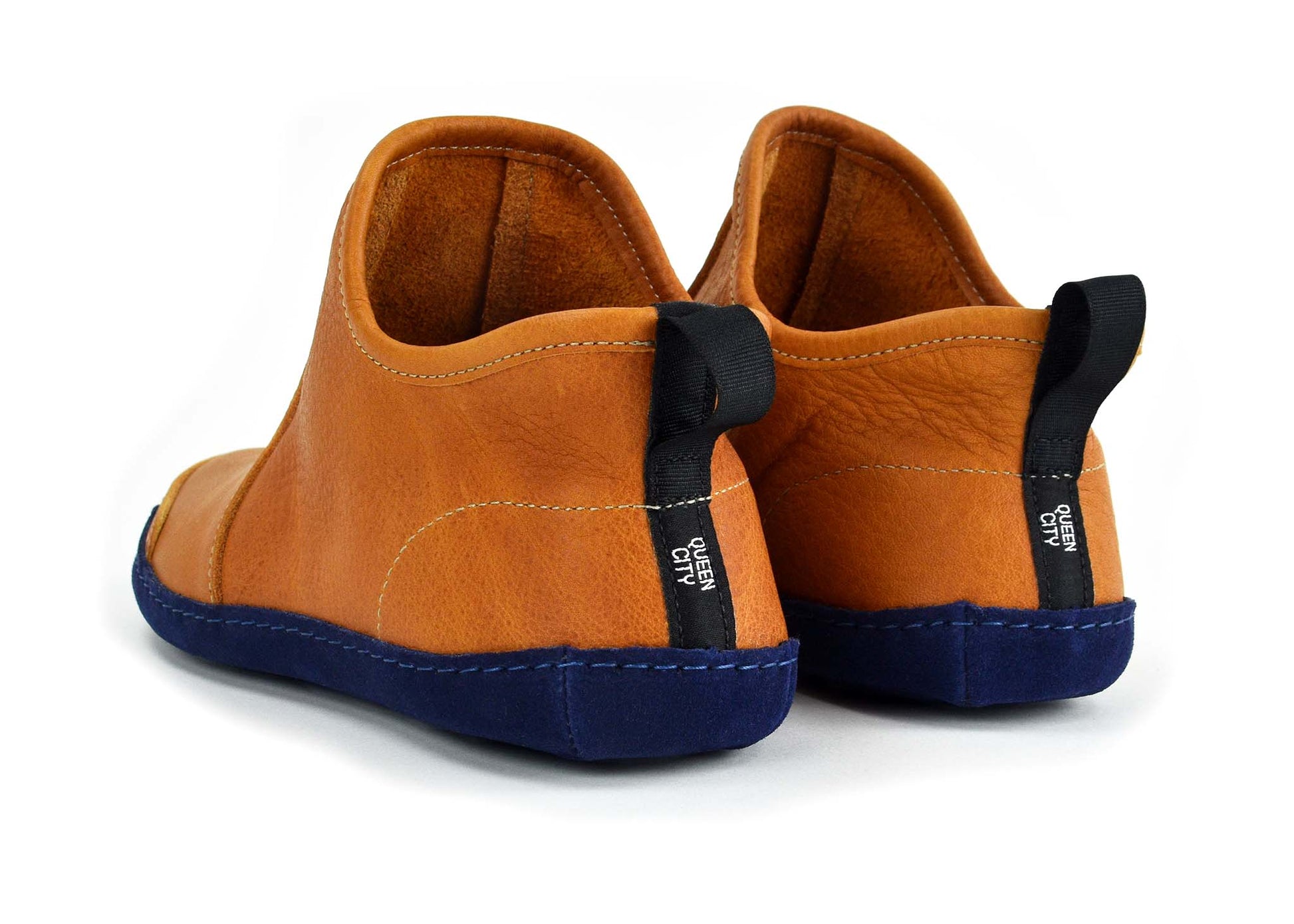 Vermont House Shoes®: Hi-Top - Tan by Queen City Footwear