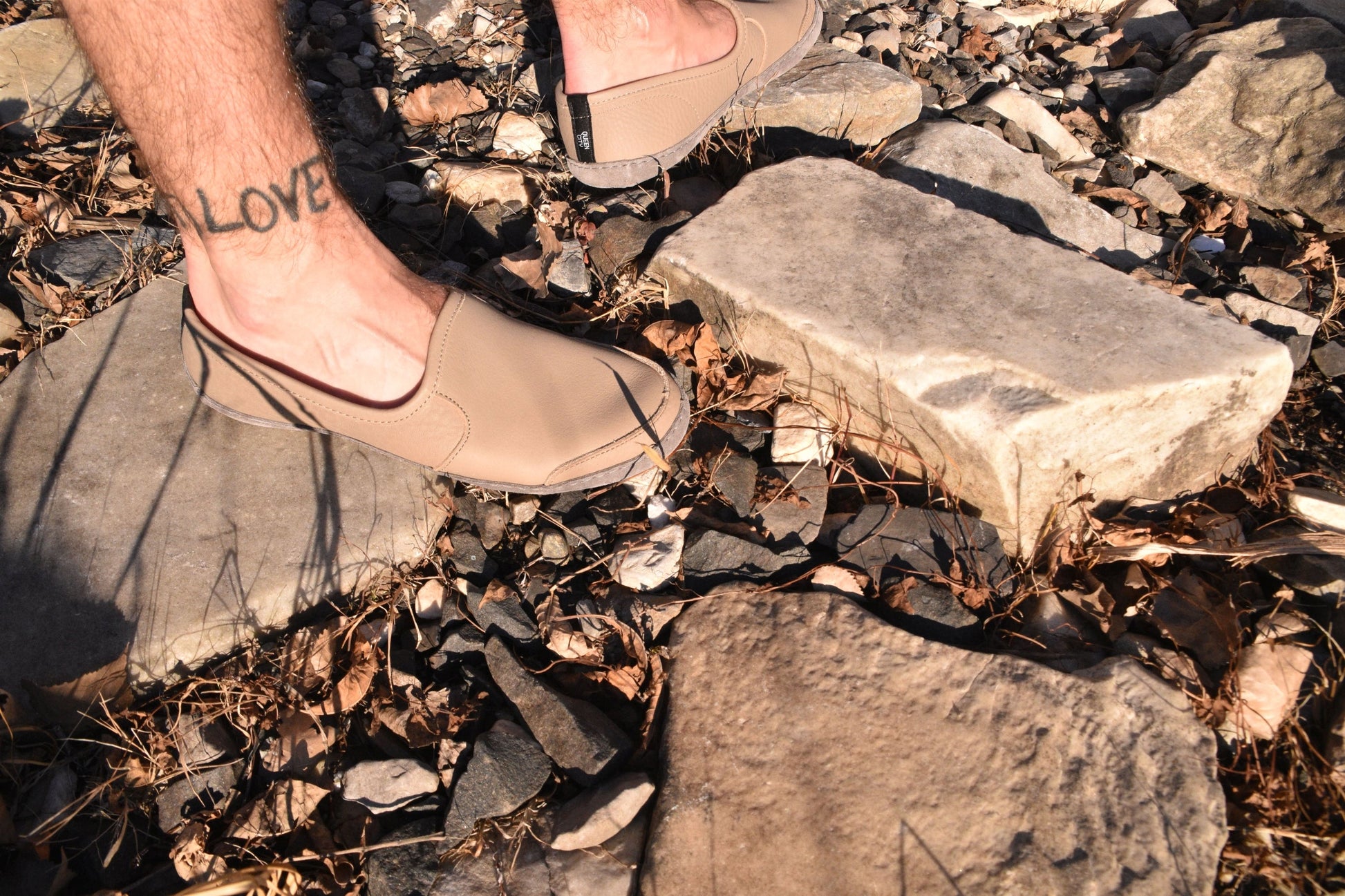 Vermont House Shoes®: Loafer - Stone by Queen City Footwear