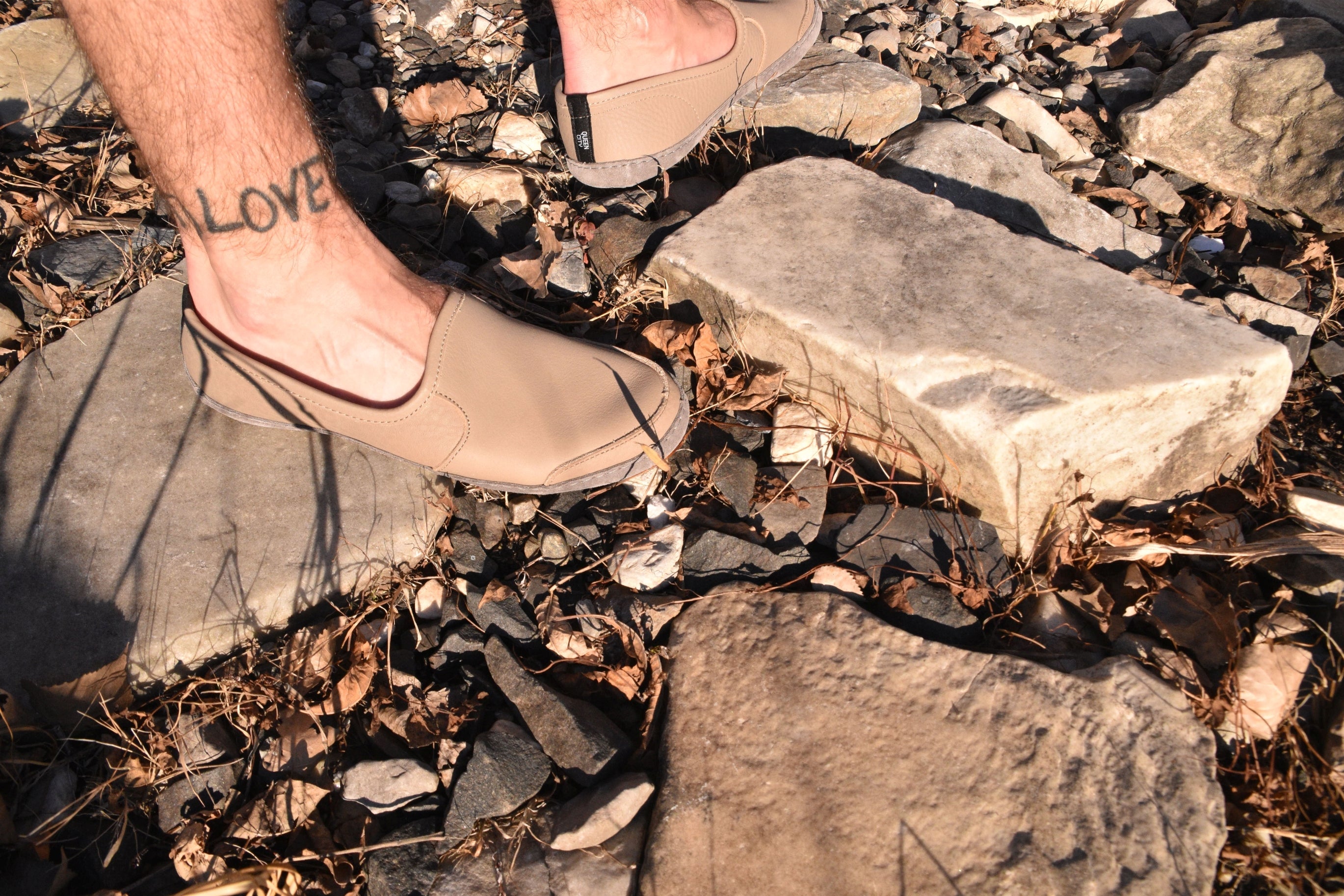 Vermont House Shoes®: Loafer - Stone by Queen City Footwear