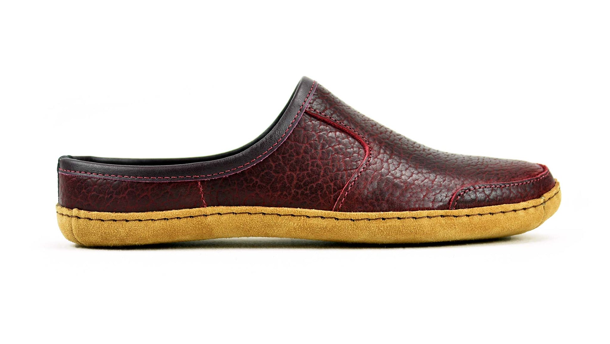 Vermont House Shoes®: Mule - Chili Bison by Queen City Footwear