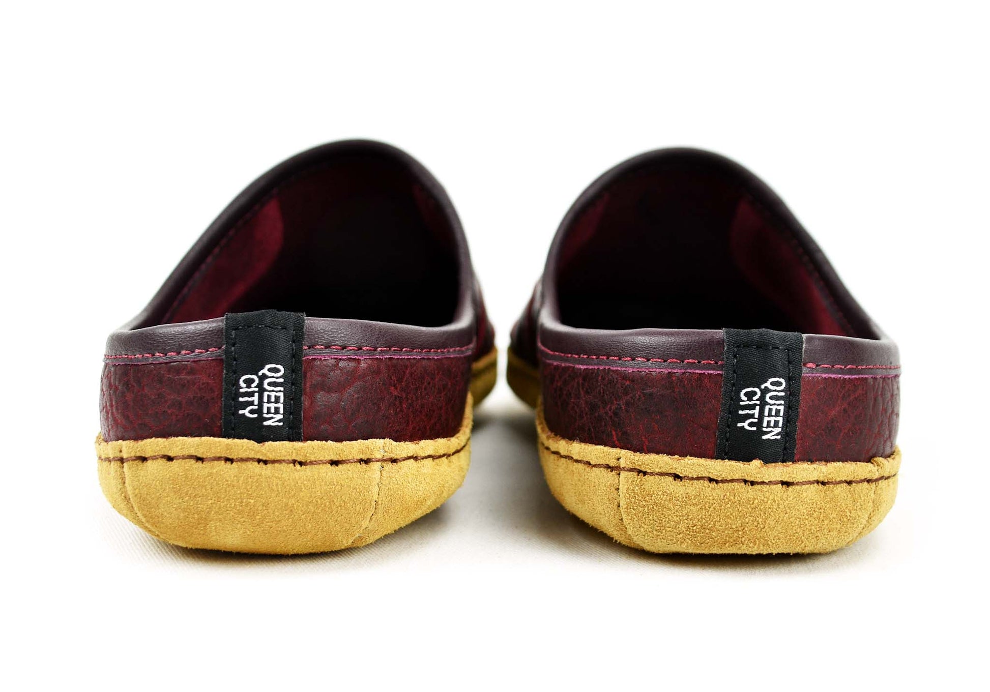 Vermont House Shoes®: Mule - Chili Bison by Queen City Footwear
