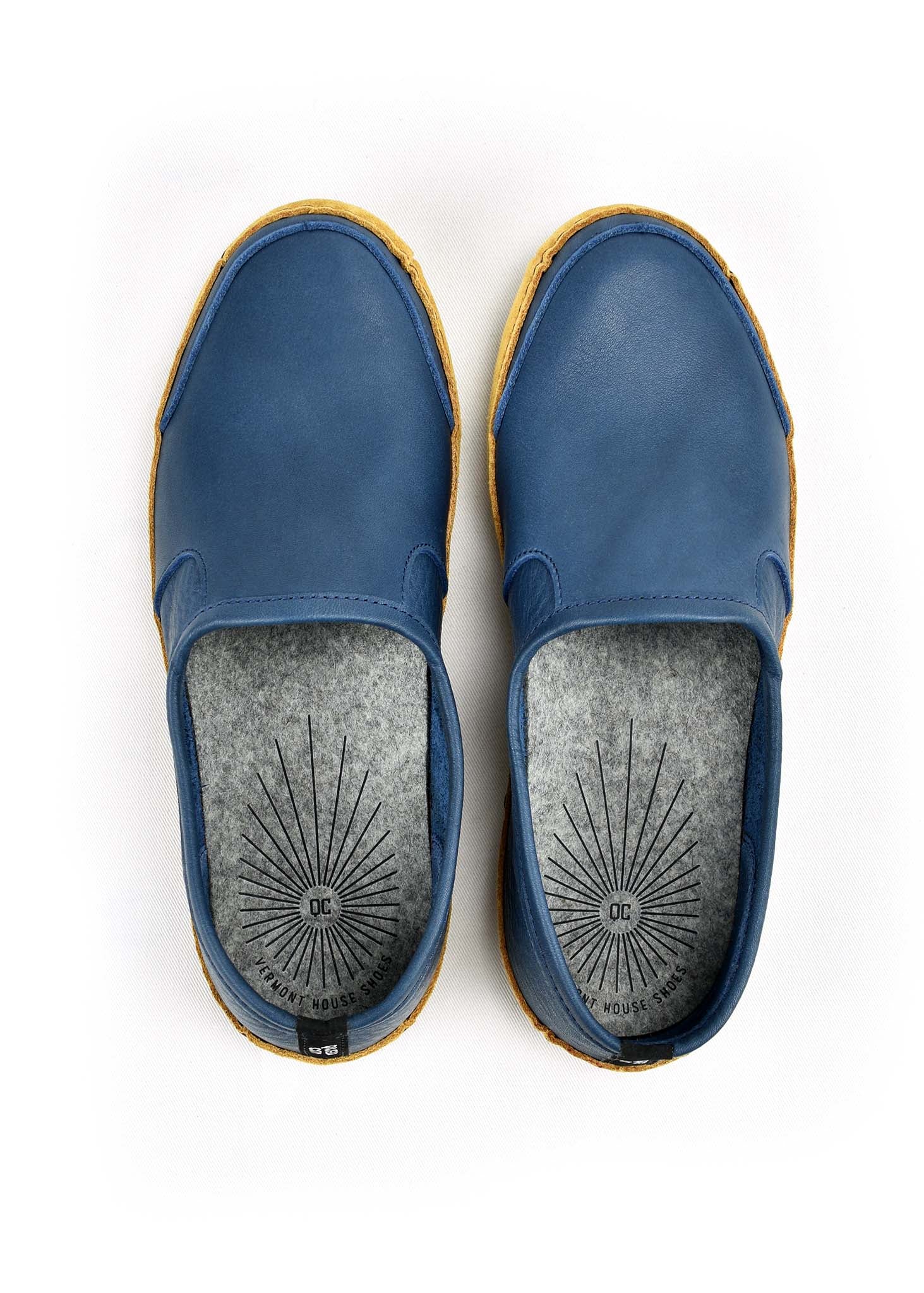 Vermont House Shoes®: Loafer - Cobalt by Queen City Footwear