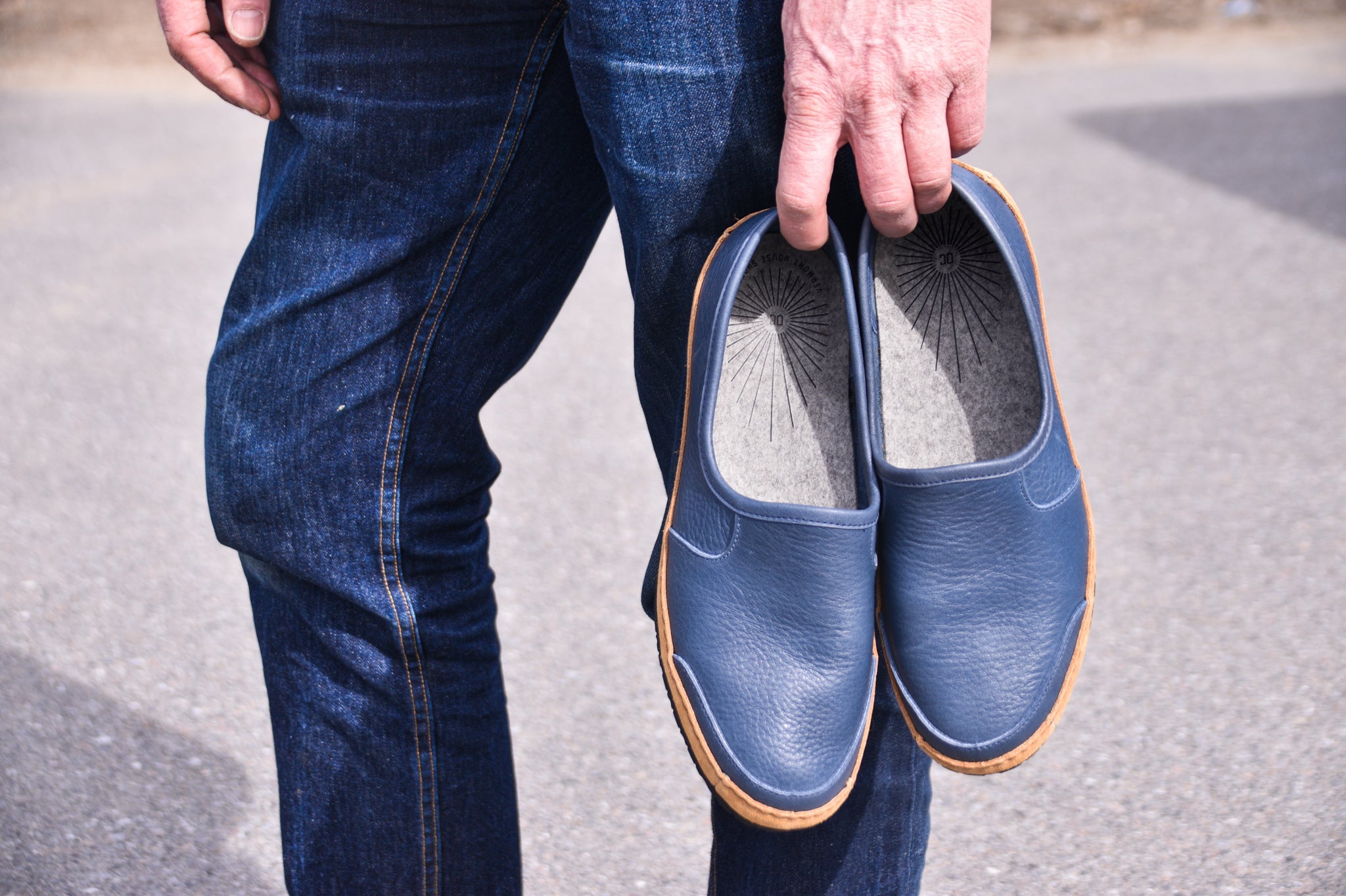 Vermont House Shoes®: Loafer - Cobalt by Queen City Footwear