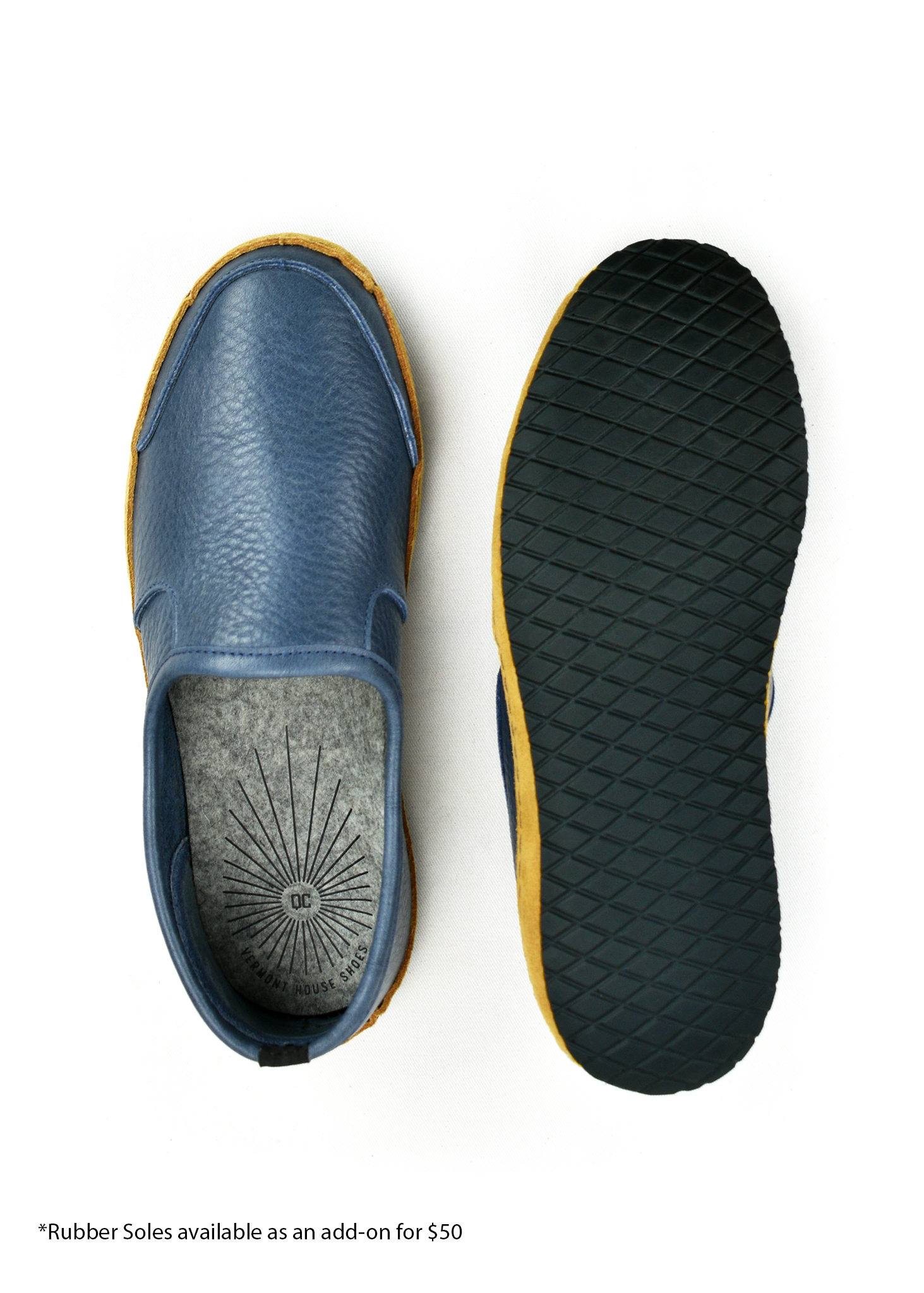 Vermont House Shoes®: Loafer - Cobalt by Queen City Footwear