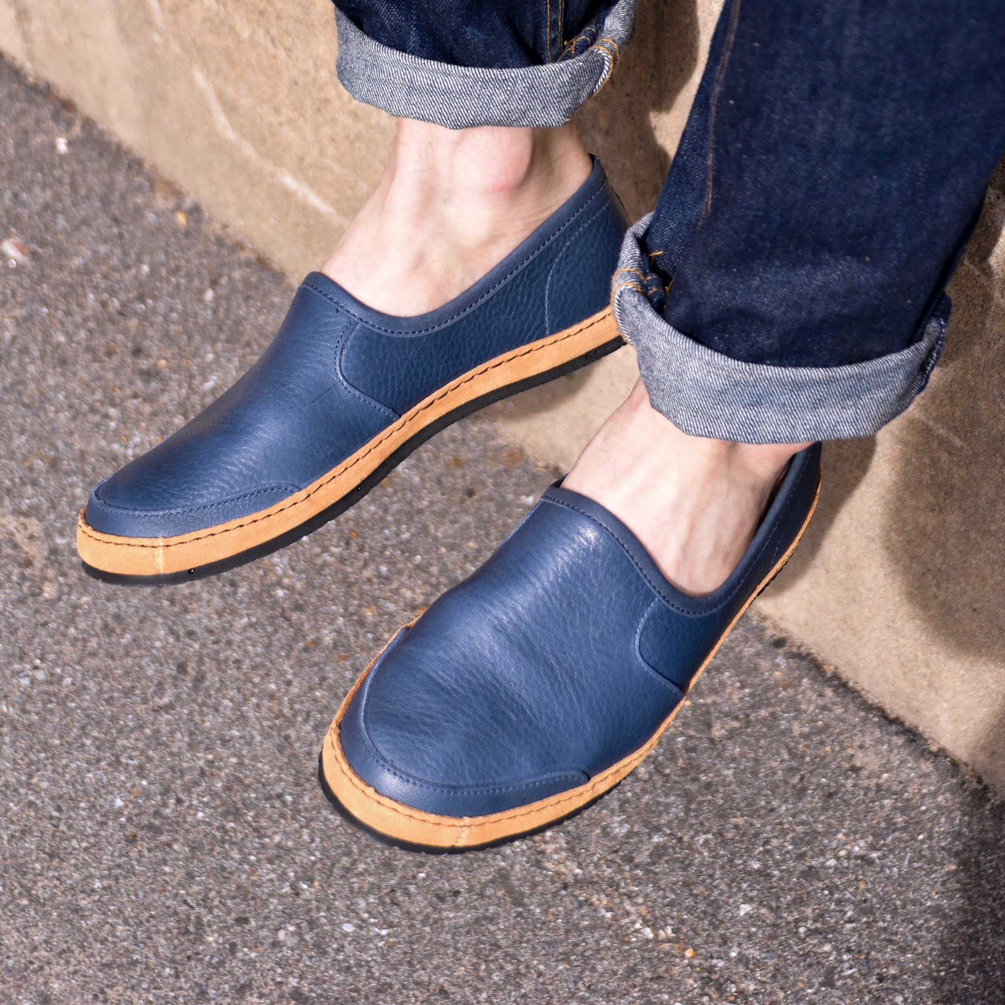 Vermont House Shoes®: Loafer - Cobalt by Queen City Footwear