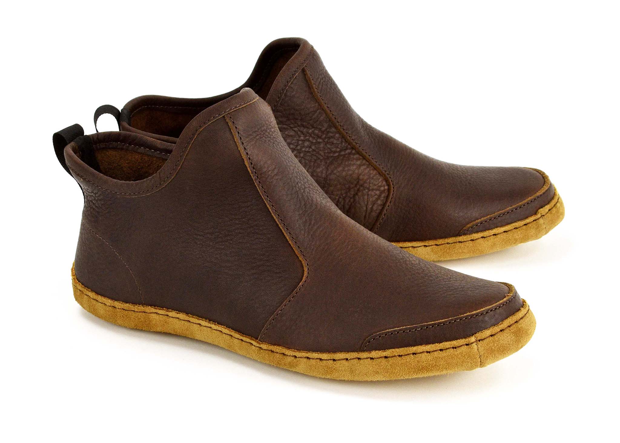 Vermont House Shoes®: Hi-Top - Chocolate by Queen City Footwear