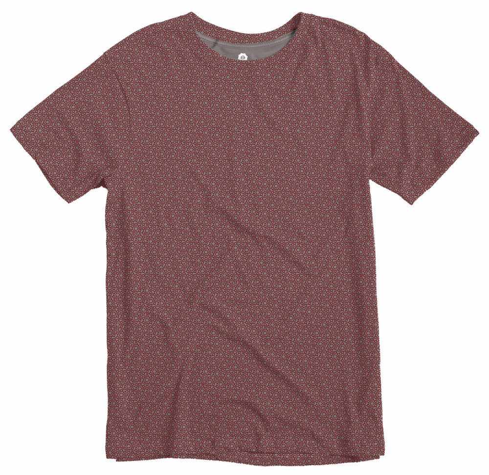 Premium Cotton Geo Tee by Queen City Footwear