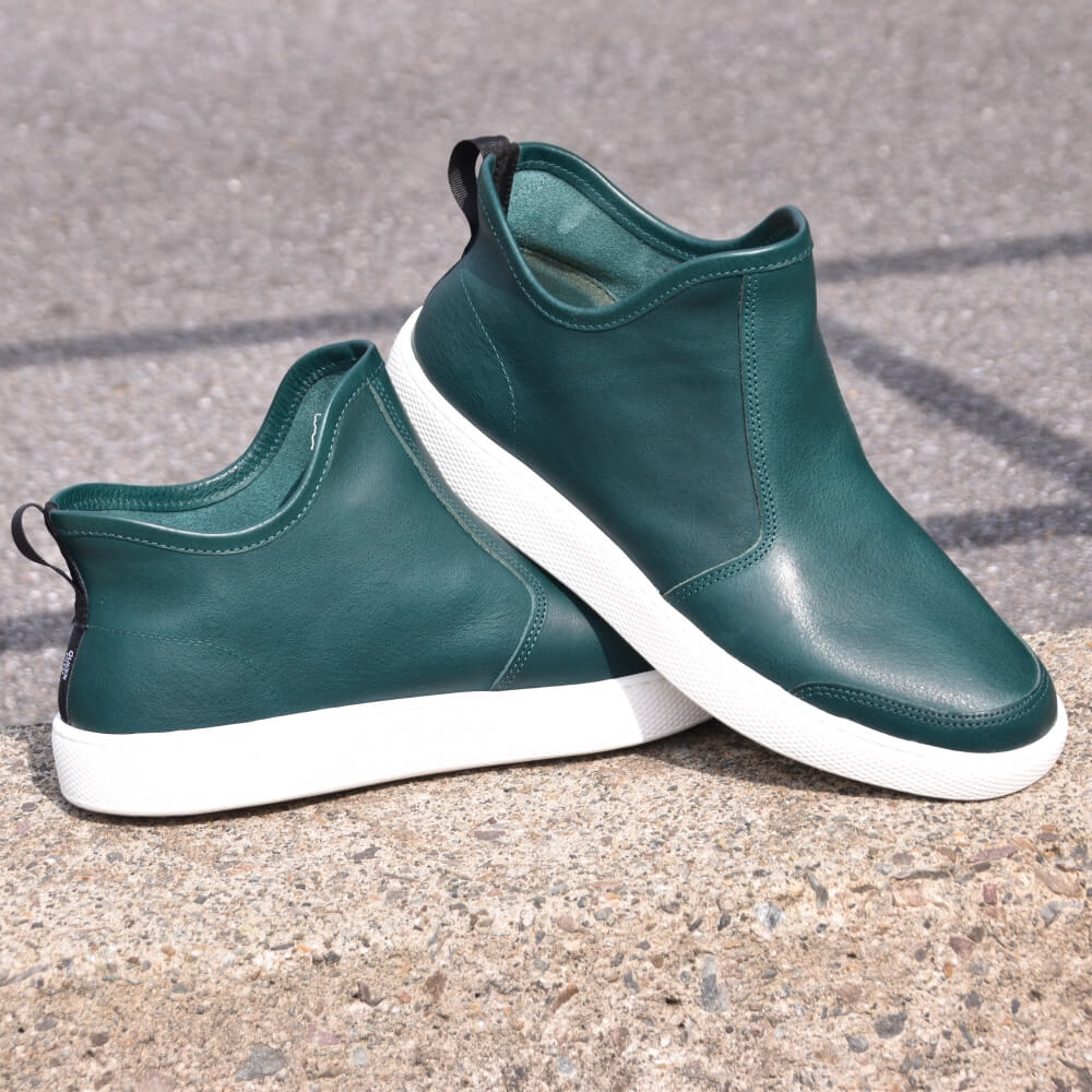 Elmore Hi - Turquoise Veg-Tan by Queen City Footwear