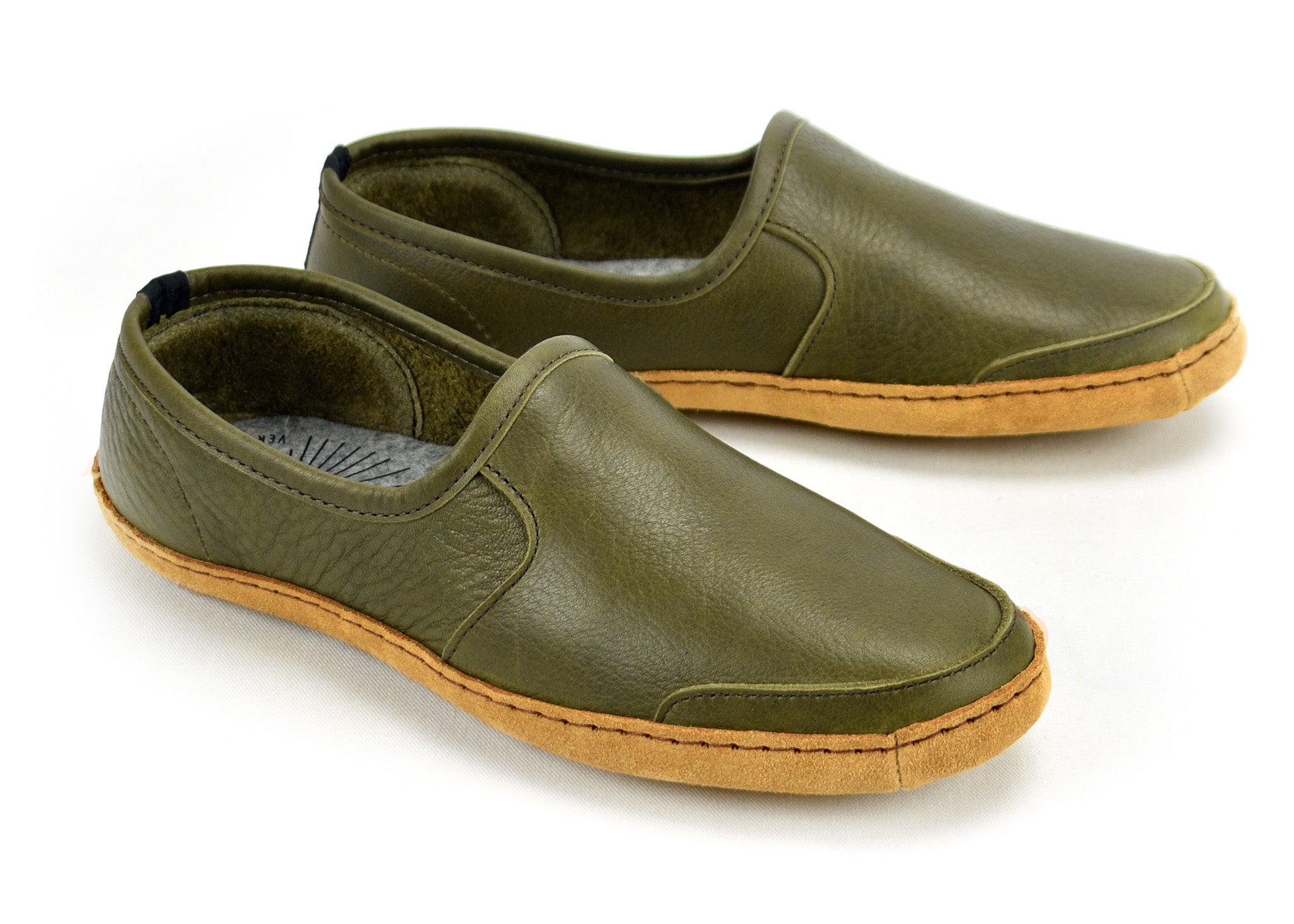 Vermont House Shoes®: Loafer - Olive by Queen City Footwear