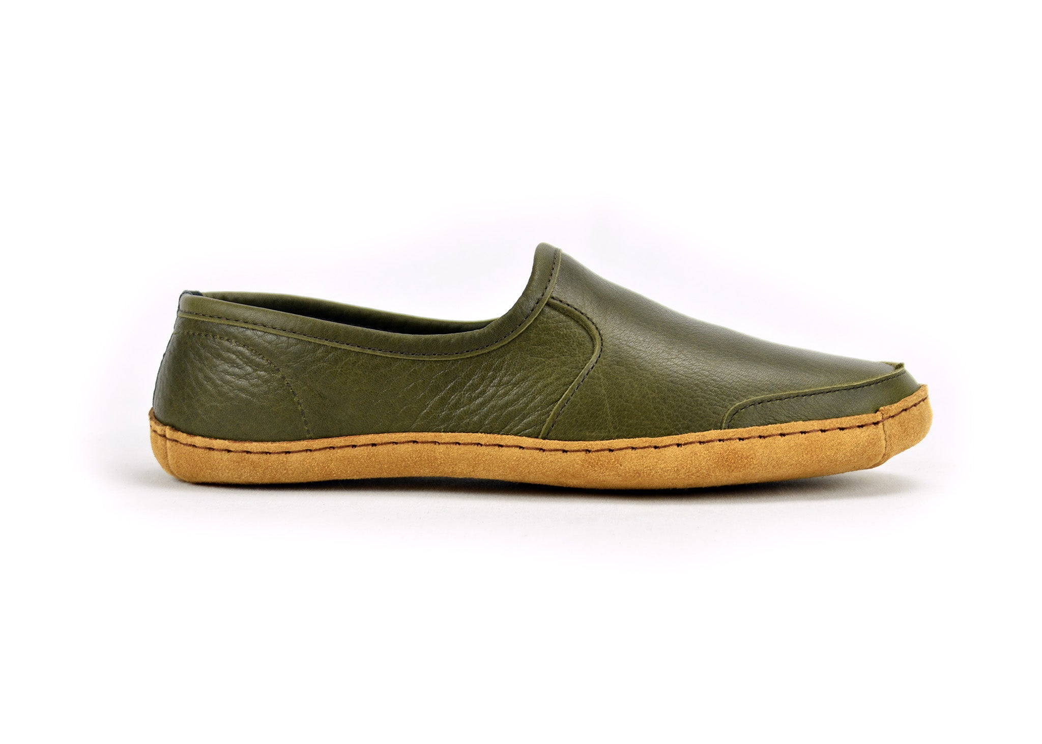 Vermont House Shoes®: Loafer - Olive by Queen City Footwear
