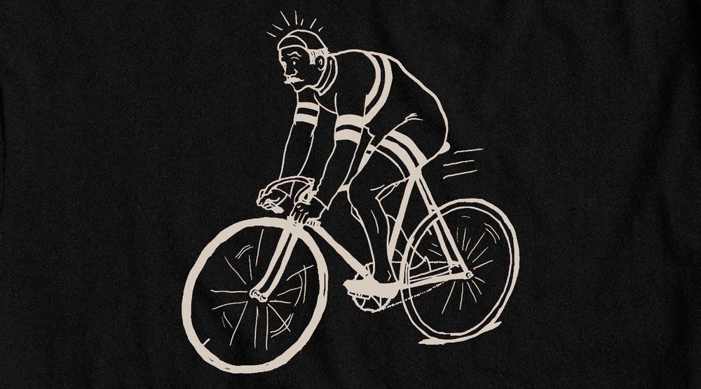Premium Cotton Cyclist Tee by Queen City Footwear
