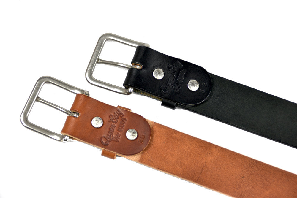 Leather Belts by Queen City Footwear