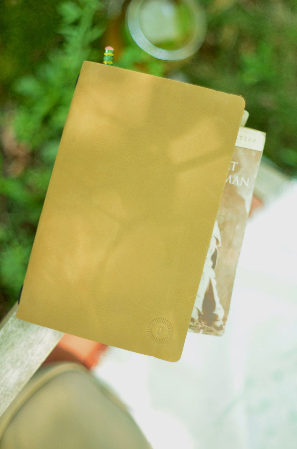 Leather Dragonfly Journal Cover by Queen City Footwear