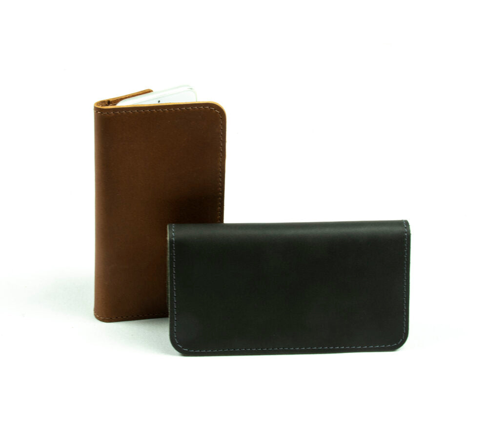 Leather iPhone SE Wallet by Queen City Footwear