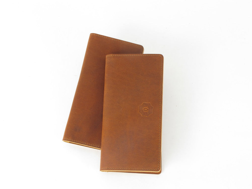 Leather Checkbook Cover by Queen City Footwear