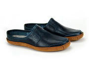 Vermont House Shoes®: Mule - Indigo Bison by Queen City Footwear