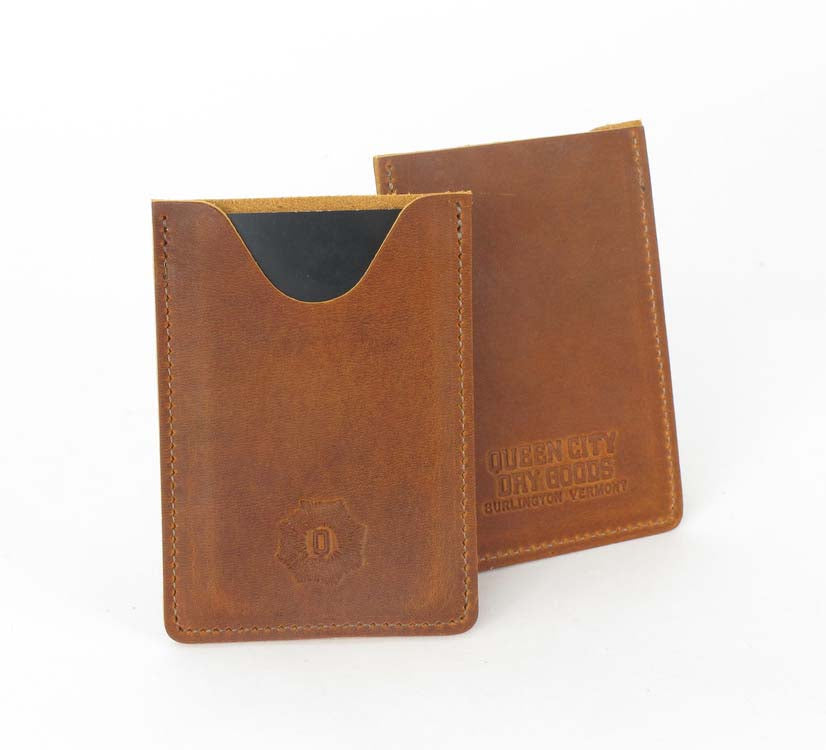 Leather Card Case - Vertical by Queen City Footwear